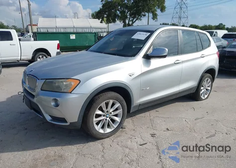 2013 BMW X3 xDrive28I z USA, uszkodzony, nr VIN 5UXWX9C51D0A15809